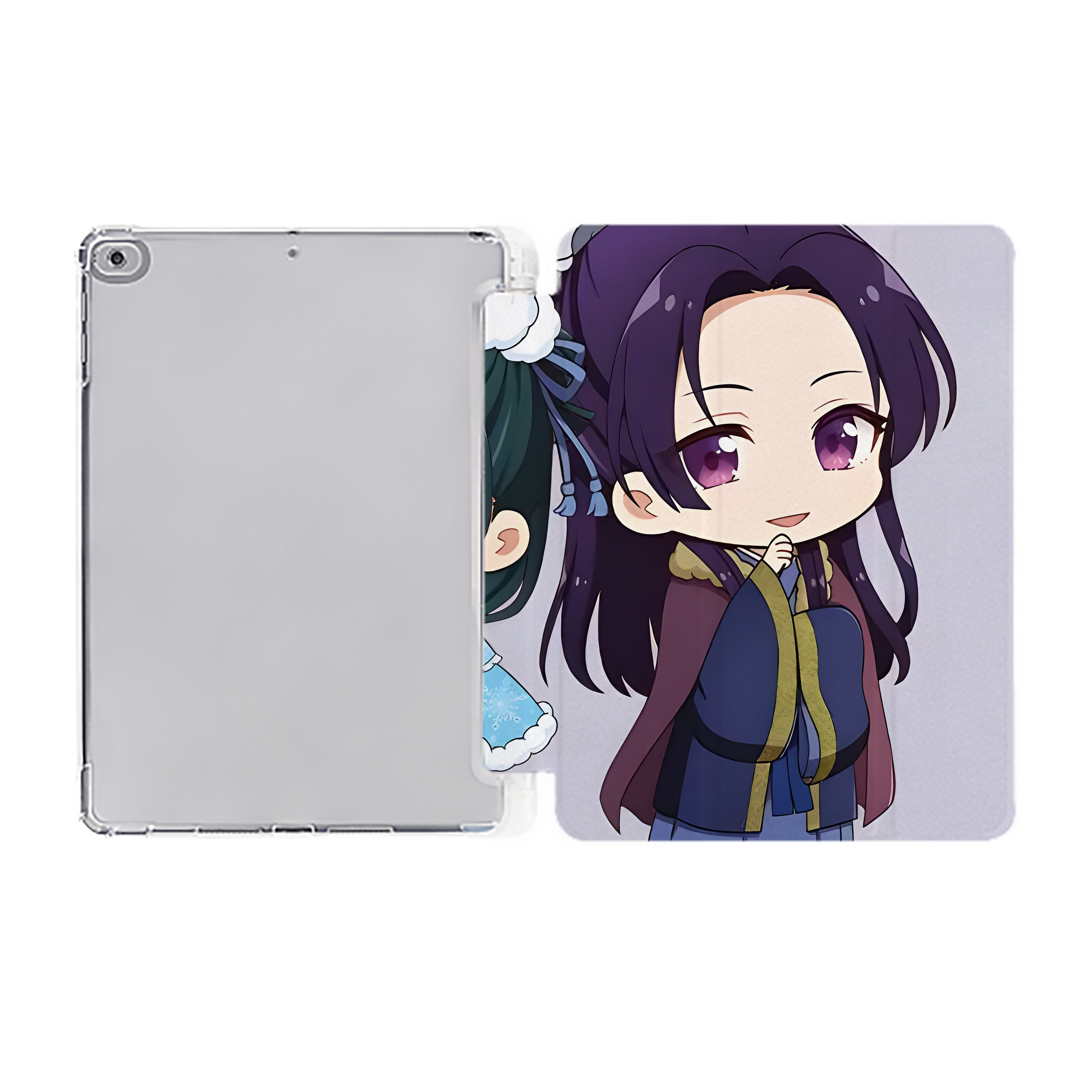 （画像用） 薬屋のひとりごと The Apothecary Diaries IPad ケース ペン収納付き 三つ折りスタンド PUレザー×シリコン 対応機種9.5/10.5/10.9インチ